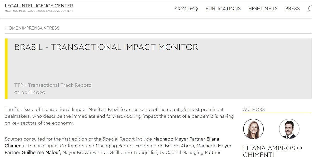 Brasil - Transactional Impact Monitor
